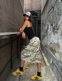 Off military cargo bermuda pants
