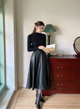 Stella see-through frill polar knit