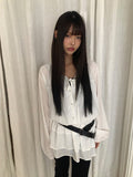 Roant V-neck Tiered Layered One Piece