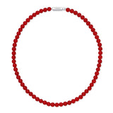 H edition BR(W) Ball Red Jade Beads Necklace
