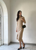 Linthia Slit Midi One Piece