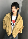 LOVE ME HALF CROP T