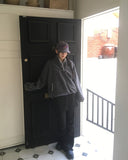 Tana Dot Fluffy Half Snap Button Fleece