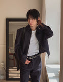 Chase Herringbone Denim Jacket