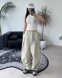 Elof Balloon Pintuck Cargo Pants