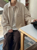 Tohit Pocket Over Long Sleeve Shirt