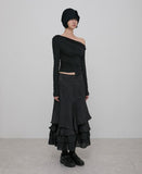 3-Layered Maxi Skirt