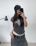 Slouch head wrap slab beanie
