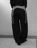 Ryoshi Herringbone Wide Pants
