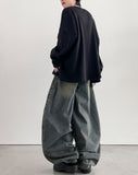 Dribble Vintage Balloon Denim Pants