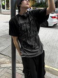 Dominic Color Matching Raglan Short Sleeve Tee