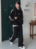 Core side track balloon pants
