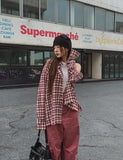 Machi linen check overshirt