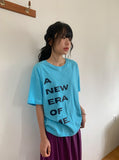 Noia Lettering Loose Fit Short Sleeve Tee