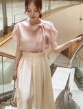 Gael Tencel Tie-neck Tulip Blouse