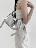 Goat belt hobo bag