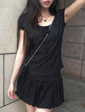 Juri Ribbon Pumpkin Balloon Mini Skirt