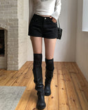 Forte Line Studded Cotton Shorts