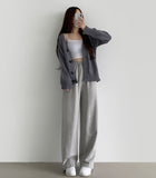 Soft Loose Avant Fit Sibori Long Sleeve Cardigan