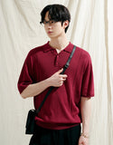 Epic Like Linen Short Sleeve Collar Knit