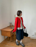 Rockella Summer Linen Round Cardigan