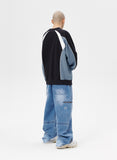 FATIGUE ZIP DENIM PANT