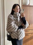 Minette Ecofur Zip-up Short Jacket