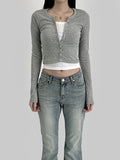Sand Tube Top Layered Cardigan