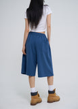 [U-BASIC] Soft cotton V-neck cropped T-shirt