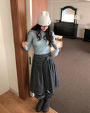 [U-BASIC/wool 30%] Mate Tencel Polar Long Sleeve