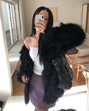 Fib Premium Mix Fur Coat