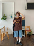 Nelk Banding Cargo Denim Bermuda Pants