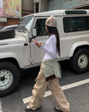 Mellie Two-Tone Layered Shirring Long Sleeve