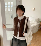 Time Ribbon Knit Vest