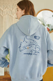Serendipity Embroidery Brushed Hood