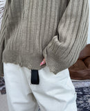 Divas Damage Knit Zip-up