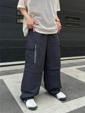 Under Zipper Nylon Cargo Pants