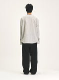 ROUND NECK CHECK SHIRT