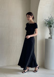 Miereu Summer Satin Banding Skirt