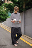 Heavy Overfit Border Short Sleeve T-shirt