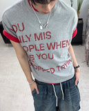 Pad Lettering Crop Short Sleeve Tee