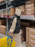 Toto Fleece String Two-Way Hooded Zip-Up