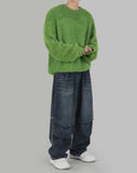 knick pintuck denim pants