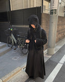 Bran Pintuck Cotton Long Skirt