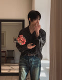 Believer Linen Check Long Sleeve Shirt