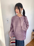 Centom Bokashi Round Long Sleeve Knit