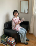 Almos Summer Denim Balloon Wide Pants