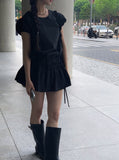 Jock Flower Lace Strap Shoulder Bag