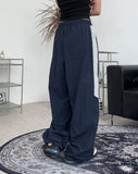 S Nylon Patch Color Matching Pants