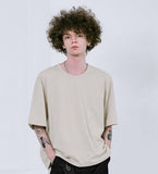 LMMM U NECK HALF-T